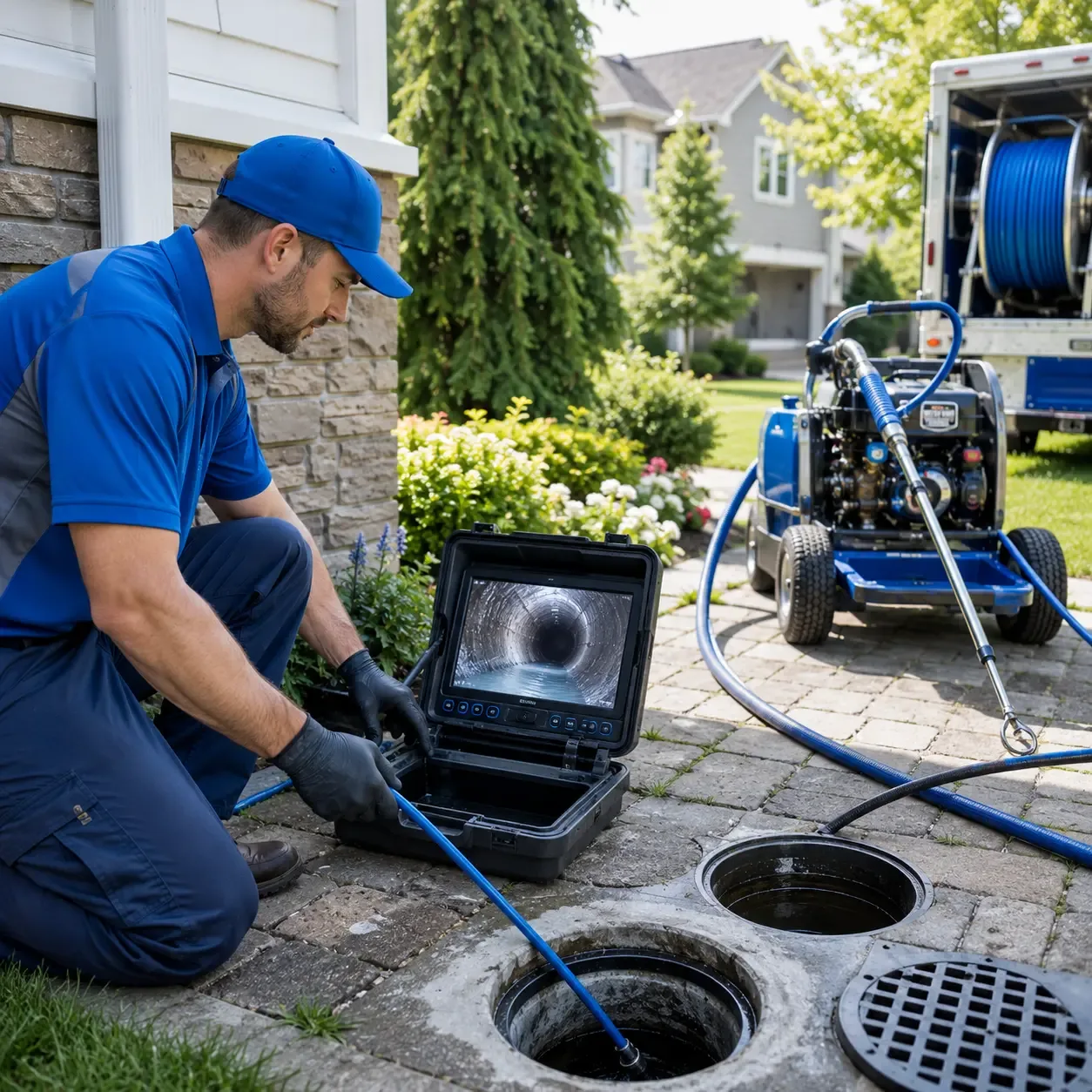 Outdoor drain cleaning professionals serving Rueter, MO