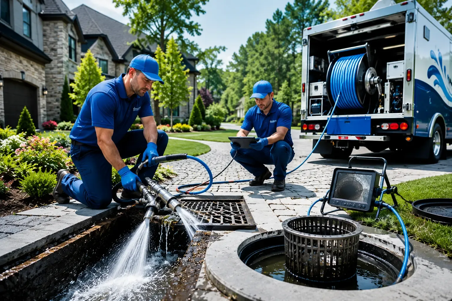 Local outdoor drain cleaning professionals in Rueter, MO